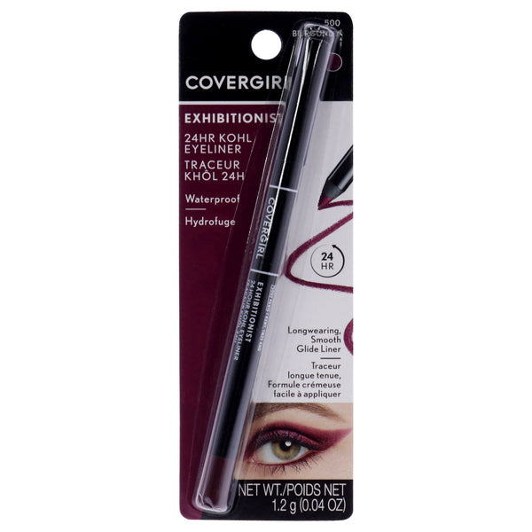 Covergirl Exhibitionist 24Hr Waterproof Kohl Eyeliner - 500 Burgundy by CoverGirl for Women - 0.04 oz Eyeliner