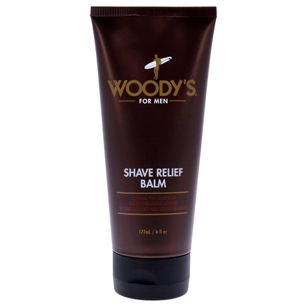 Woodys Shave Relief Balm by Woodys for Men - 6 oz Balm