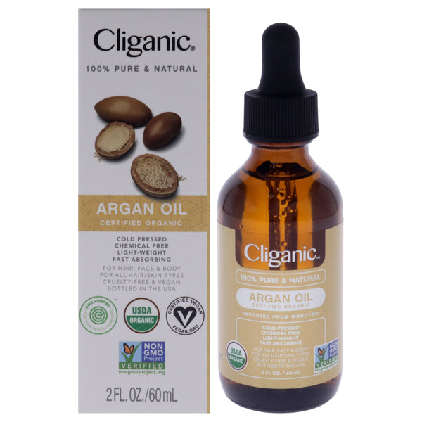 Cliganic Organic Argan by Cliganic for Unisex - 2 oz Oil