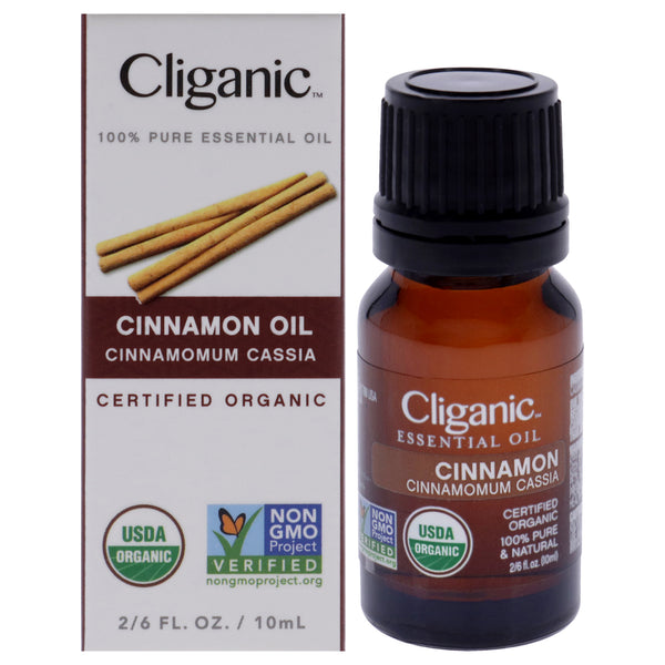 Cliganic Organic Cinnamon Cassia by Cliganic for Unisex - 0.33 oz Oil