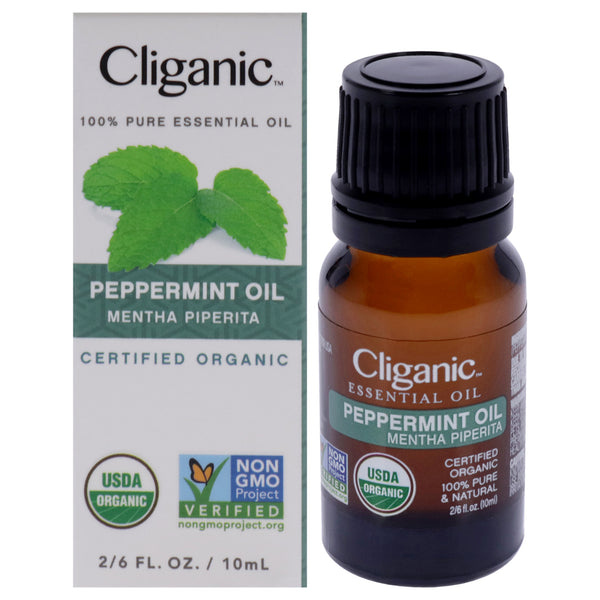 Cliganic Organic Peppermint by Cliganic for Unisex - 0.33 oz Oil