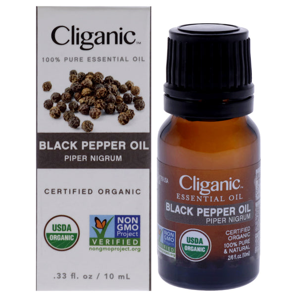 Cliganic Organic Black Pepper by Cliganic for Unisex - 0.33 oz Oil