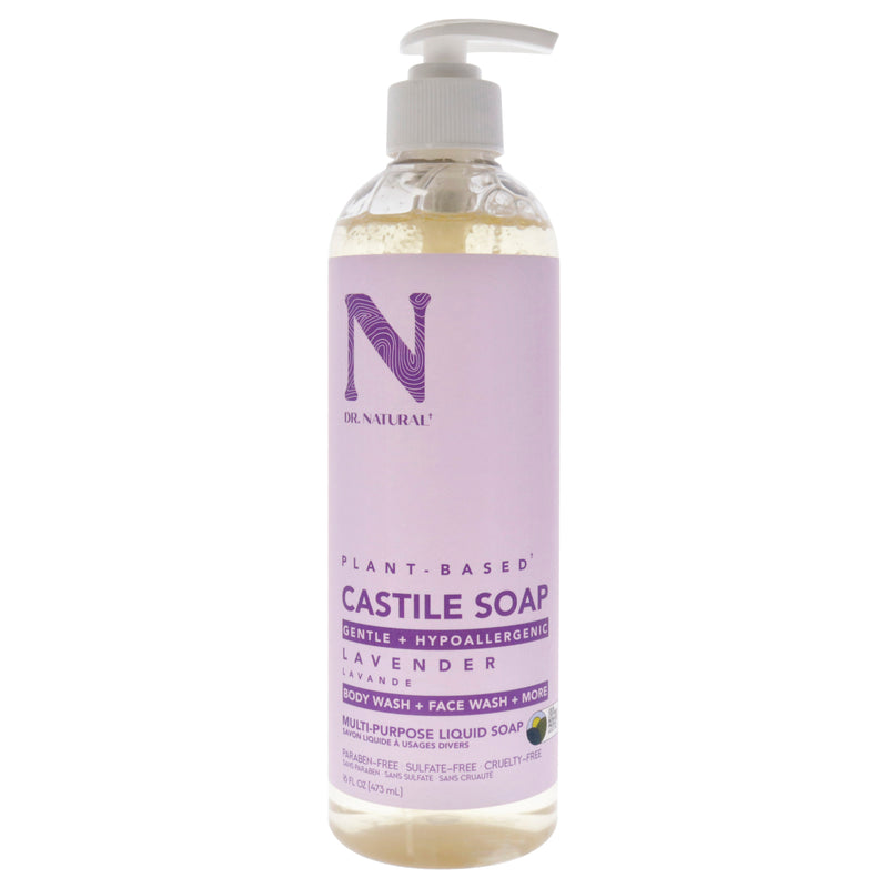 Dr. Natural Castile Liquid Soap - Lavender by Dr. Natural for Unisex - 16 oz Soap