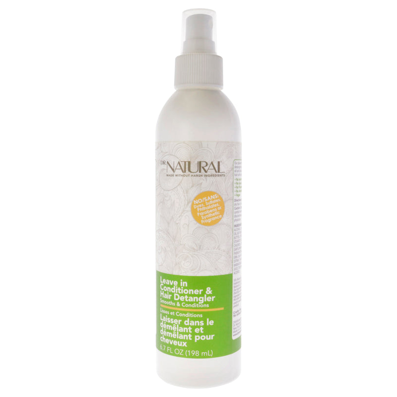 Dr. Natural Leave in Conditioner and Hair Detangler by Dr. Natural for Unisex - 6.7 oz Conditioner