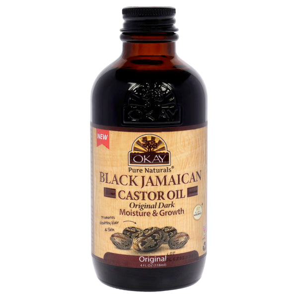 Okay Black Jamaican Castor Oil - Original by Okay for Unisex - 4 oz Oil