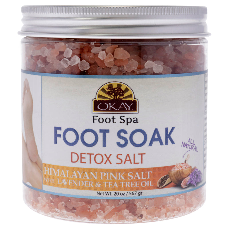 Okay Detox Himalayan Pink Salt - Lavender and Tea Tree by Okay for Unisex - 20 oz Bath Salt