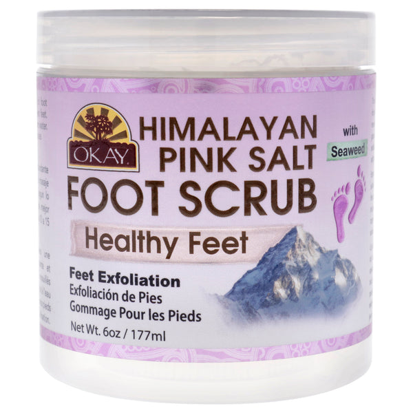 Okay Foot Scrub Himalayan Pink Salt by Okay for Unisex - 6 oz Scrub