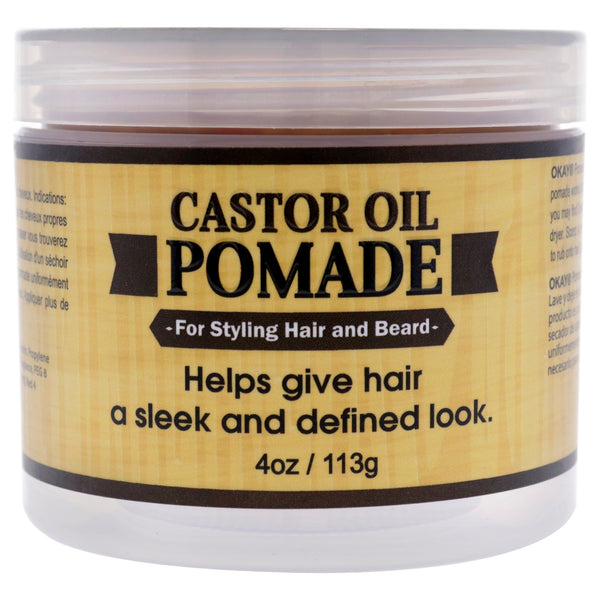 Okay Castor Oil Pomade by Okay for Men - 4 oz Pomade