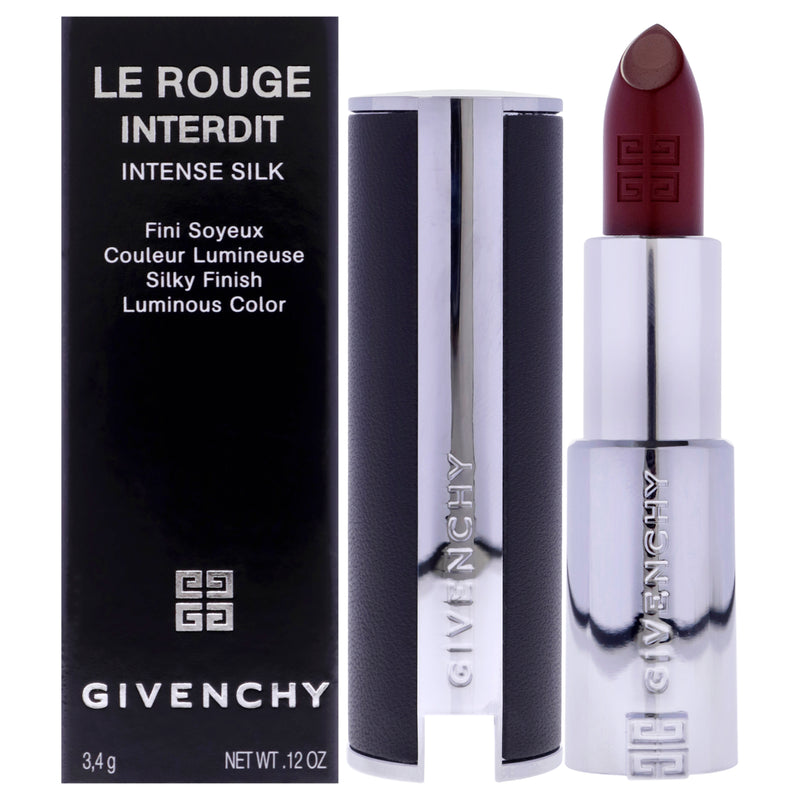 Givenchy Le Rouge Interdit Intense Silk Lipstick - 117 Rouge Erable by Givenchy for Women - 0.12 oz Lipstick (Refillable)