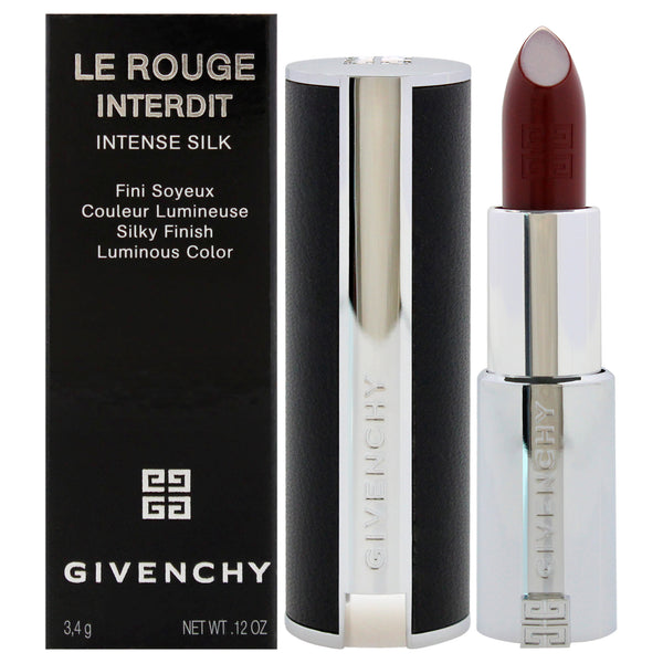 Givenchy Le Rouge Interdit Intense Silk Lipstick - 339 Grenat Cendre by Givenchy for Women - 0.12 oz Lipstick (Refillable)