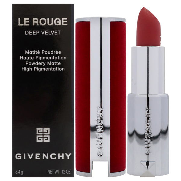 Givenchy Le Rouge Deep Velvet Matte Lipstick - 27 Rouge Infuse by Givenchy for Women - 0.12 oz Lipstick