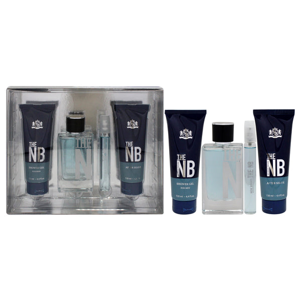 New Brand Prestige The New Brand by New Brand for Men - 4 Pc Gift Set 3.3oz EDT Spray, 0.5oz EDT Spray , 4.4oz Shower Gel, 4.4oz After Shave