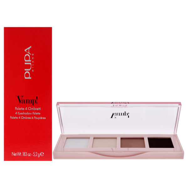 Pupa Milano Vamp! 4 Eyeshadow Palette - 001 Natural Matt by Pupa Milano for Women - 0.183 oz Eye Shadow