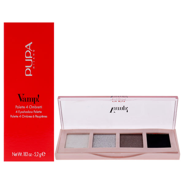 Pupa Milano Vamp! 4 Eyeshadow Palette - 005 Intense Smoky by Pupa Milano for Women - 0.183 oz Eye Shadow