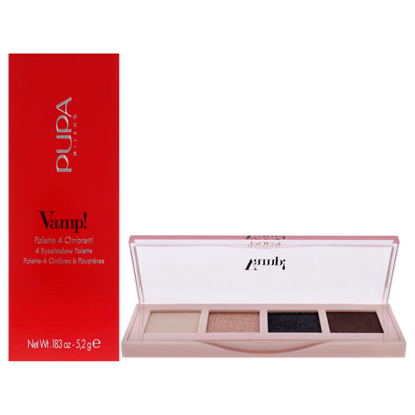 Pupa Milano Vamp! 4 Eyeshadow Palette - 006 Deep Nude by Pupa Milano for Women - 0.183 oz Eye Shadow