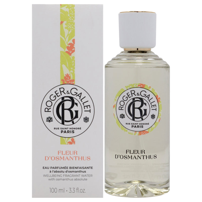 Roger & Gallet Osmanthus Flower by Roger & Gallet for Unisex - 3.3 oz Fragrant Water Spray