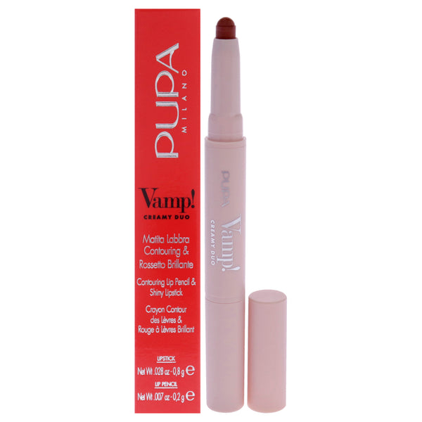 Pupa Milano Vamp! Creamy Duo - 001 Fair Nude by Pupa Milano for Women - 0.035 oz Makeup