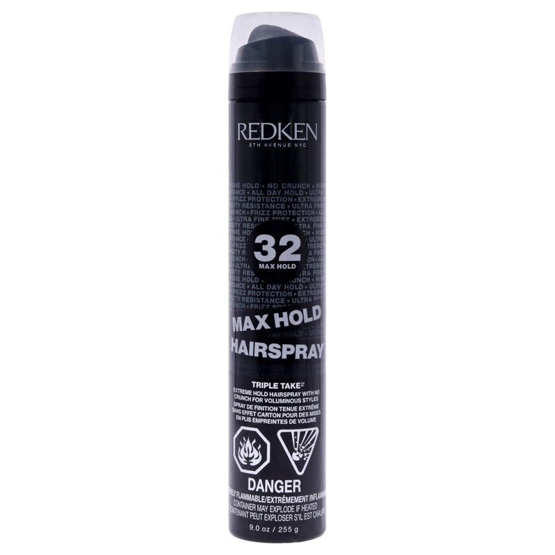 Redken Max Hold 32 Hair Spray by Redken for Unisex - 9 oz Hair Spray