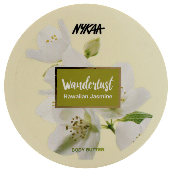 Nykaa Naturals Wanderlust Body Butter - Hawaiian Jasmine by Nykaa Naturals for Women - 6.76 oz Body Cream