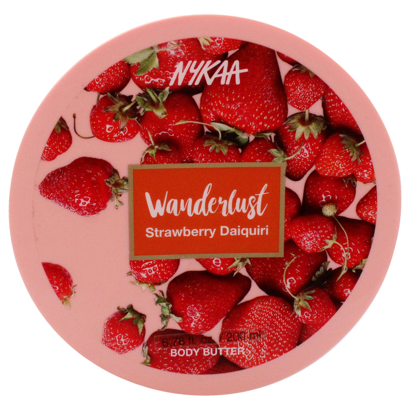 Nykaa Naturals Wanderlust Body Butter - Strawberry Daiquiri by Nykaa Naturals for Women - 6.76 oz Body Cream