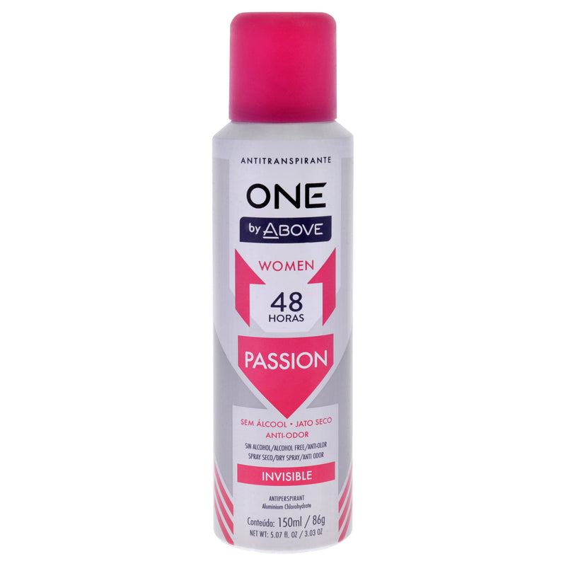 Above 48 Hours One Antiperspirant Deodorant - Passion by Above for Women - 3.03 oz Deodorant Spray