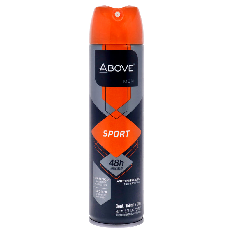 Above 48 Hours Antiperspirant Deodorant - Sport by Above for Men - 3.17 oz Deodorant Spray