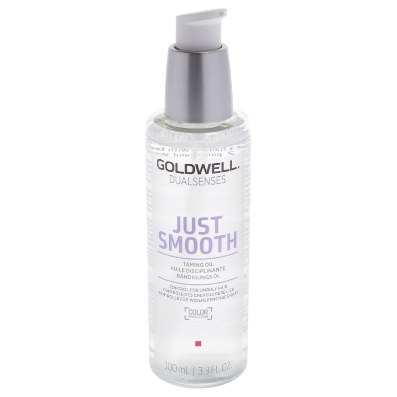 Dualsenses Just Smooth Taming Oil by Goldwell for Unisex - 3.3 oz Oil