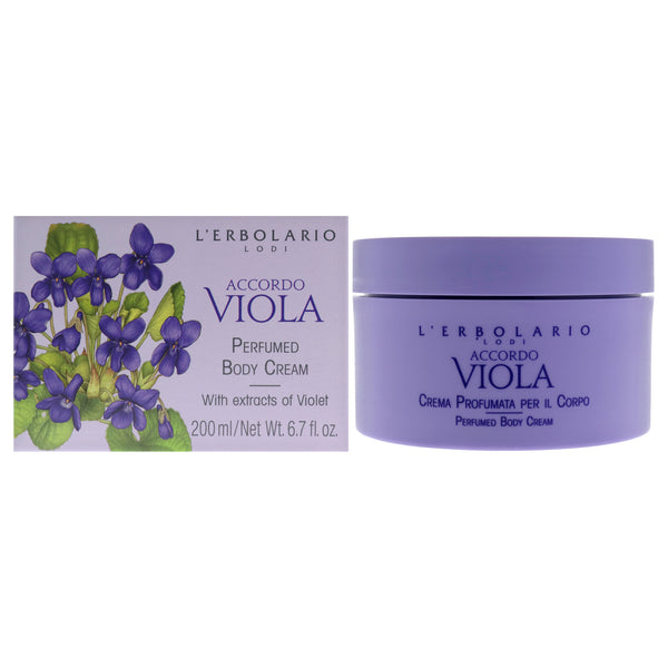 LErbolario Perfumed Body Cream - Accordo Viola by LErbolario for Women - 6.7 oz Body Cream