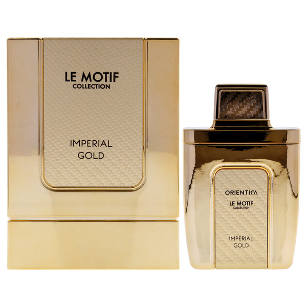 Orientica Le Motif Imperial Gold by Orientica for Men - 2.9 oz EDP Spray