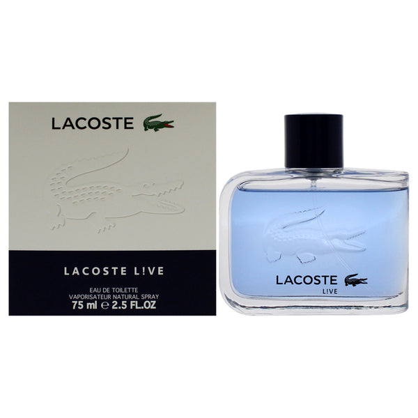 Lacoste Lacoste Live by Lacoste for Men - 2.5 oz EDT Spray