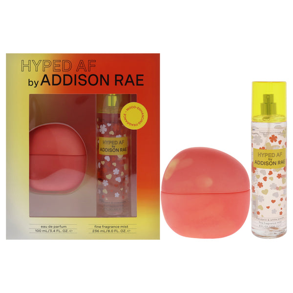 Addison Rae Hyped AF by Addison Rae for Women - 2 Pc Gift Set 3.4oz EDP Spray, 8oz Fragrance Mist