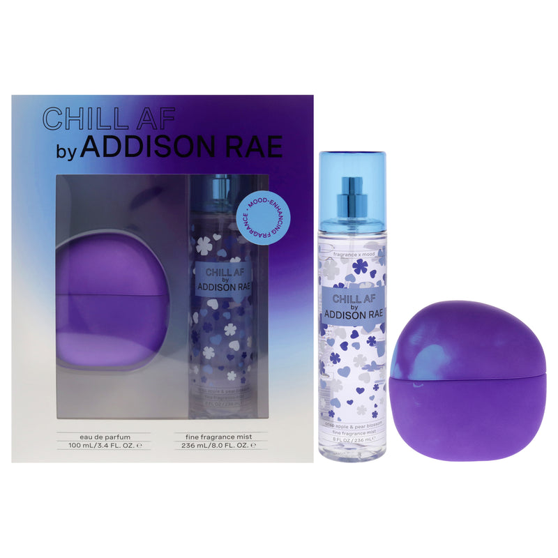 Addison Rae Chill AF by Addison Rae for Women - 2 Pc Gift Set 3.4oz EDP Spray, 8oz Fragrance Mist