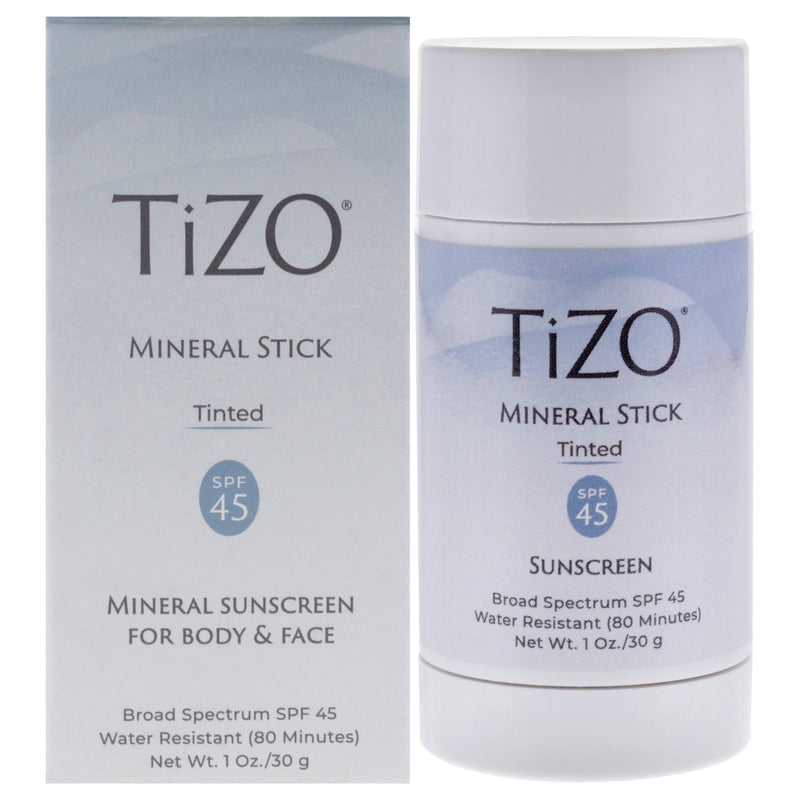 Tizo Mineral Stick Tinted SPF 45 by Tizo for Women - 1 oz Sunscreen