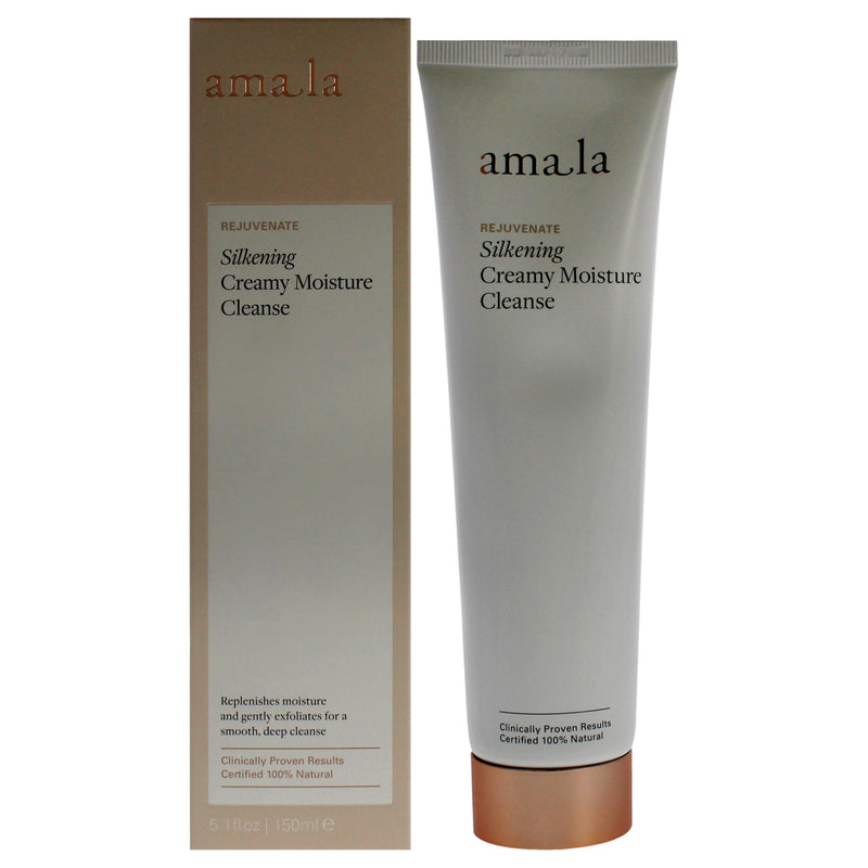 Amala Silkening Creamy Moisture Cleanse by Amala for Women - 5.1 oz Cleanser