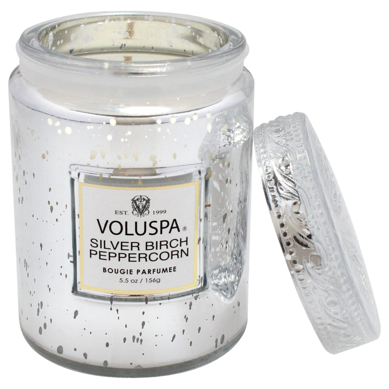 Voluspa Silver Birch Peppercorn - Small by Voluspa for Unisex - 5.5 oz Candle