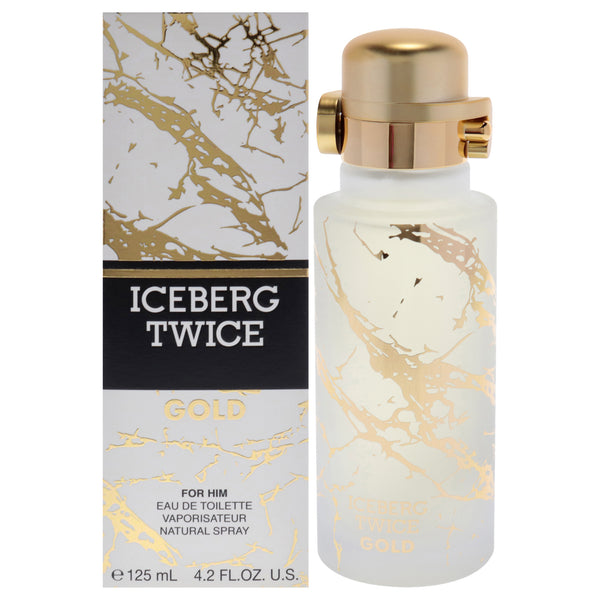 Iceberg Twice Gold by Iceberg for Men - 4.2 oz EDT Spray