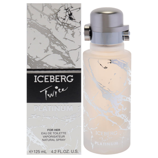 Iceberg Twice Platinum by Iceberg for Women - 4.2 oz EDT Spray