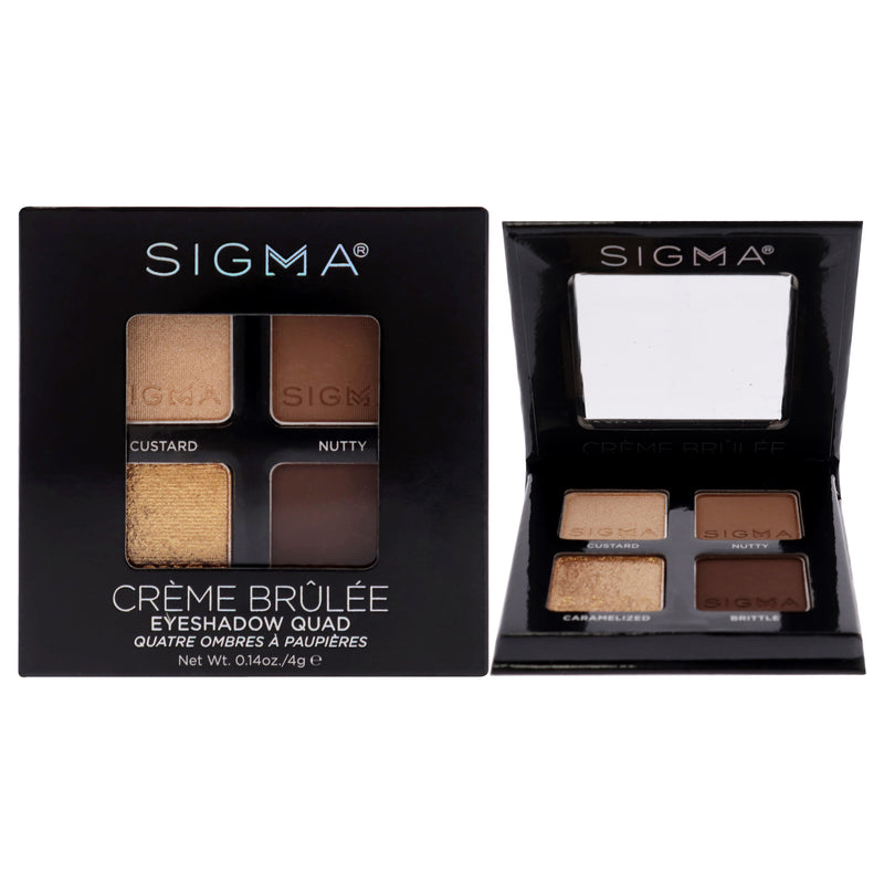 SIGMA Eyeshadow Quad - Creme Brulee by SIGMA for Women - 0.14 oz Eye Shadow