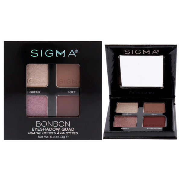 SIGMA Eyeshadow Quad - Bonbon by SIGMA for Women - 0.14 oz Eye Shadow