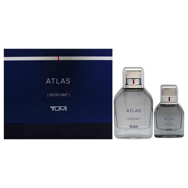 Tumi Atlas by Tumi for Men - 2 Pc Gift Set 3.4oz EDP Spray, 1oz EDP Spray