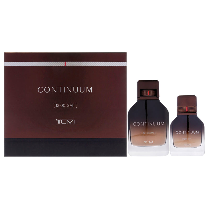 Tumi Continuum by Tumi for Men - 2 Pc Gift Set 3.4oz EDP Spray, 1oz EDP Spray