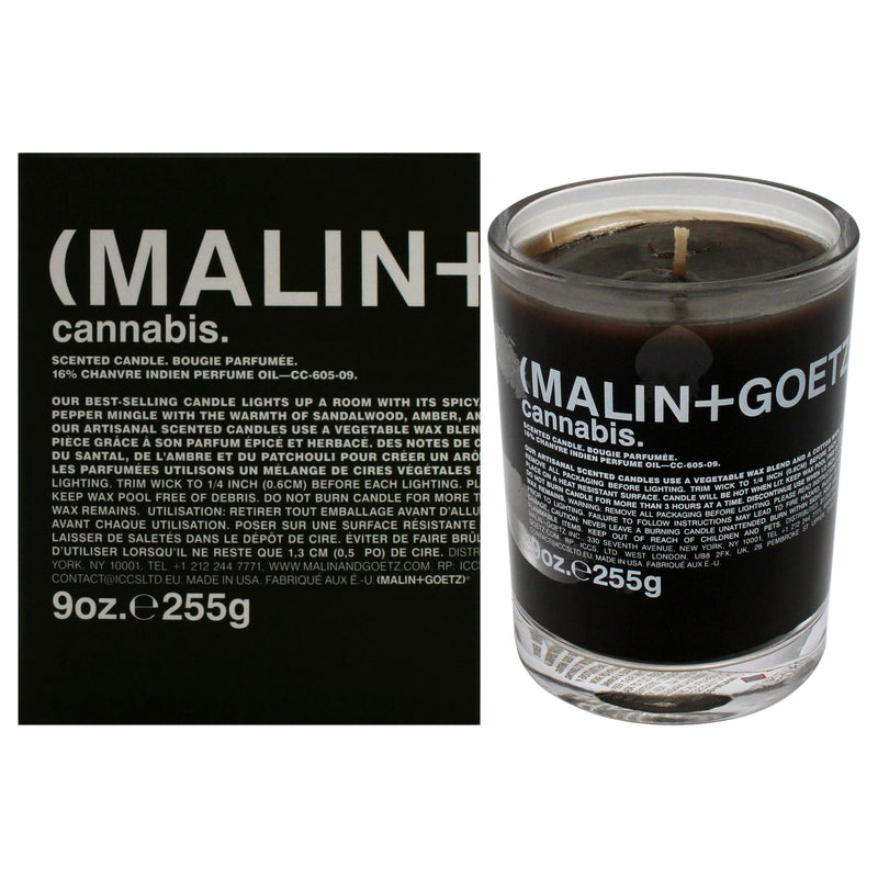 MALIN+GOETZ Scented Candle - Cannabis by Malin + Goetz for Unisex - 9 oz Candle