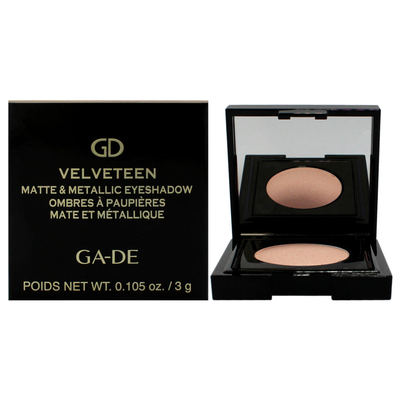 GA-DE Velveteen Matte and Metallic Eyeshadow - 228 Natural by GA-DE for Women - 0.105 oz Eye Shadow