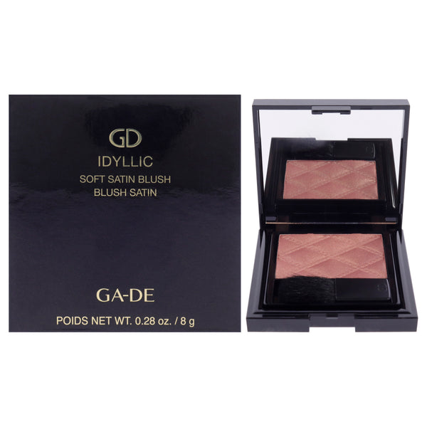 GA-DE Idyllic Soft Satin Blush Powder - 40 Frosted Petal by GA-DE for Women - 0.28 oz Blush