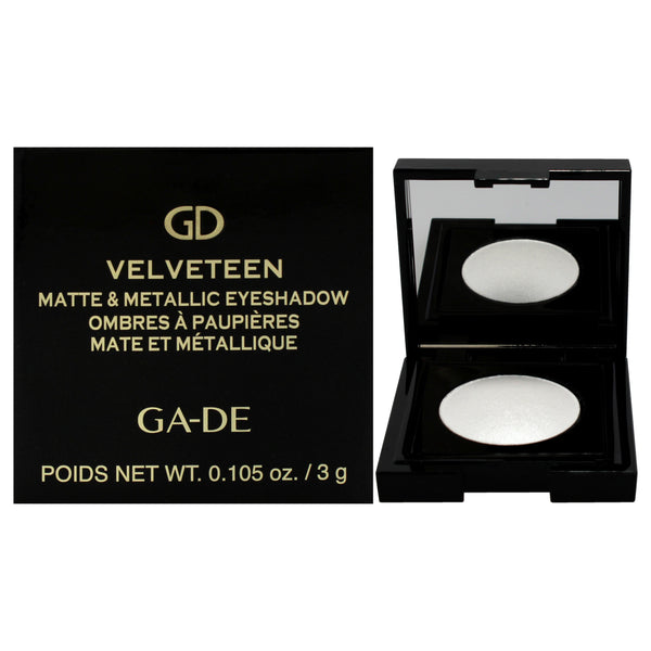 GA-DE Velveteen Matte and Metallic Eyeshadow - 227 White Whisper by GA-DE for Women - 0.105 oz Eye Shadow