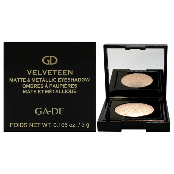 GA-DE Velveteen Matte and Metallic Eyeshadow - 188 Quartz by GA-DE for Women - 0.105 oz Eye Shadow