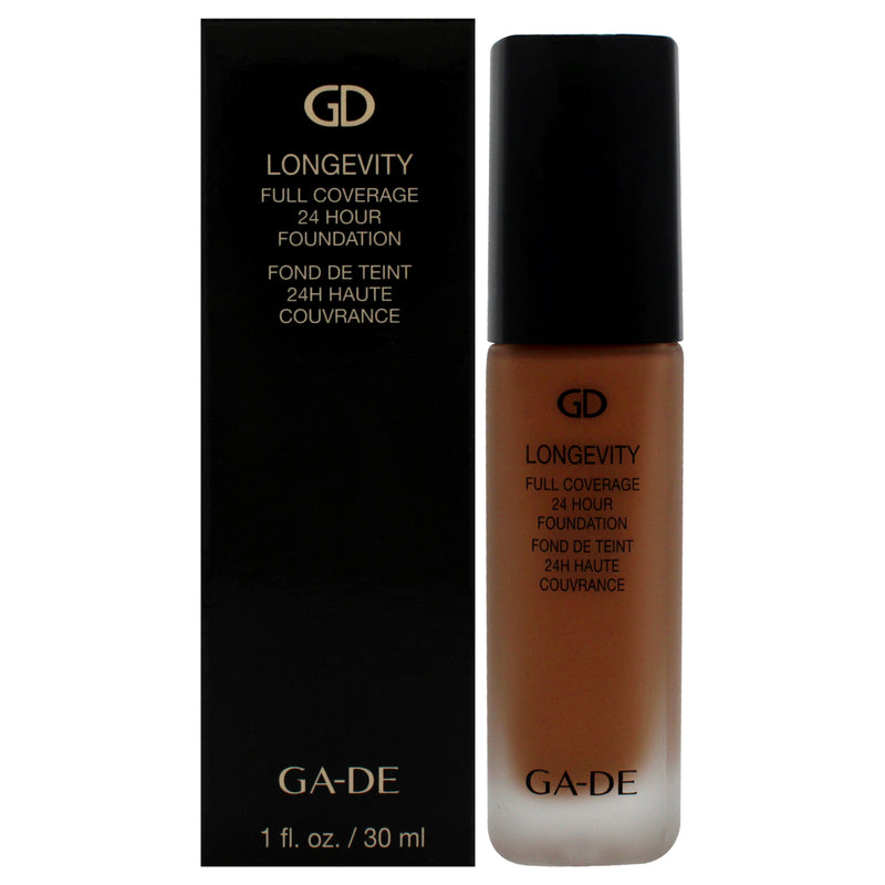 GA-DE Longevity Full Coverage 24Hr Foundation - 555 Chestnut by GA-DE for Women - 1 oz Foundation