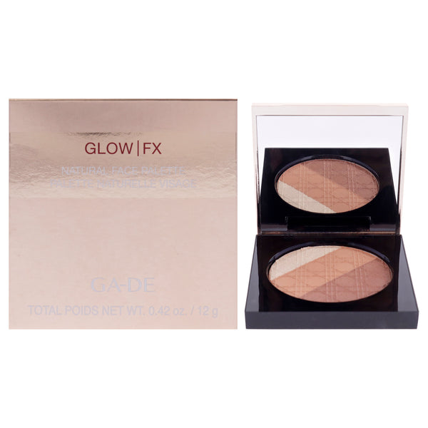 GA-DE Glow FX Natural Face Palette - 135 Cool Plus Cozy by GA-DE for Women - 0.42 oz Palette