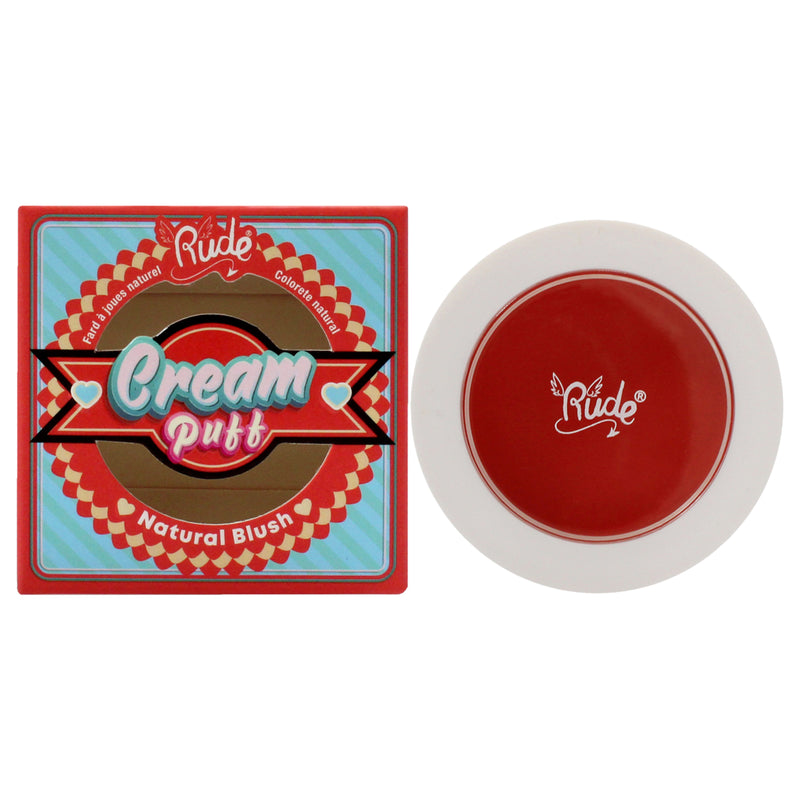 Rude Cosmetics Cream Puff Natural Blush - Creamsicle by Rude Cosmetics for Women - 0.21 oz Blush