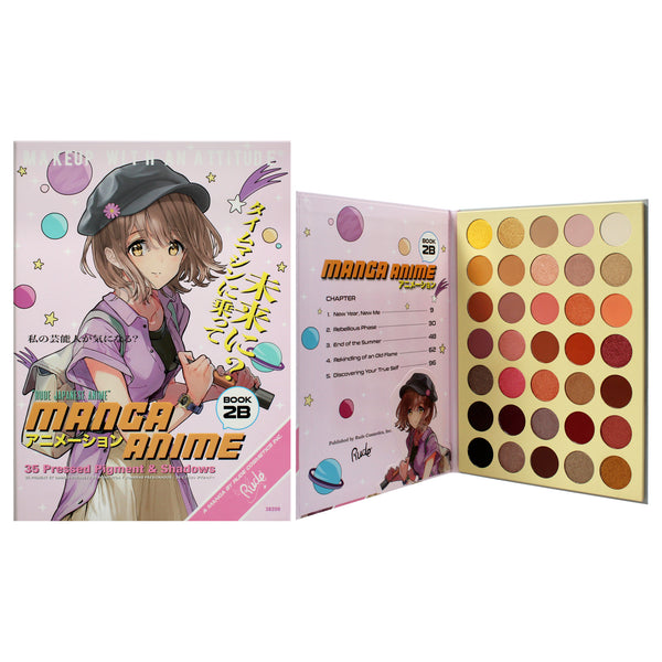 Rude Cosmetics Manga Anime 35 Pressed Pigment and Shadow Book 2B by Rude Cosmetics for Women - 1.34 oz Eye Shadow